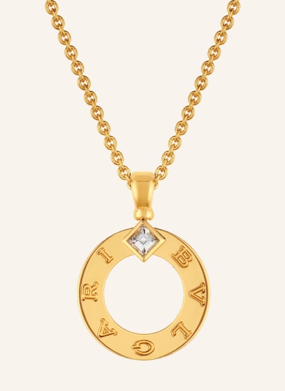 BVLGARI Halskette BVLGARI BVLGARI aus 18 Karat Gelbgold mit einem Diamanten GOLD