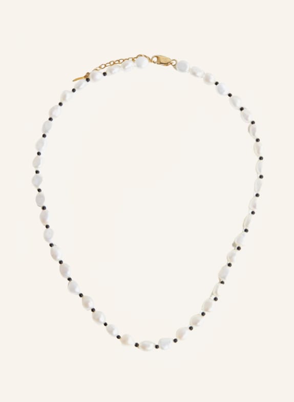 MISSOMA Kette PEARL & BLACK ONYX SHORT NECKLACE by GLAMBOU GOLD