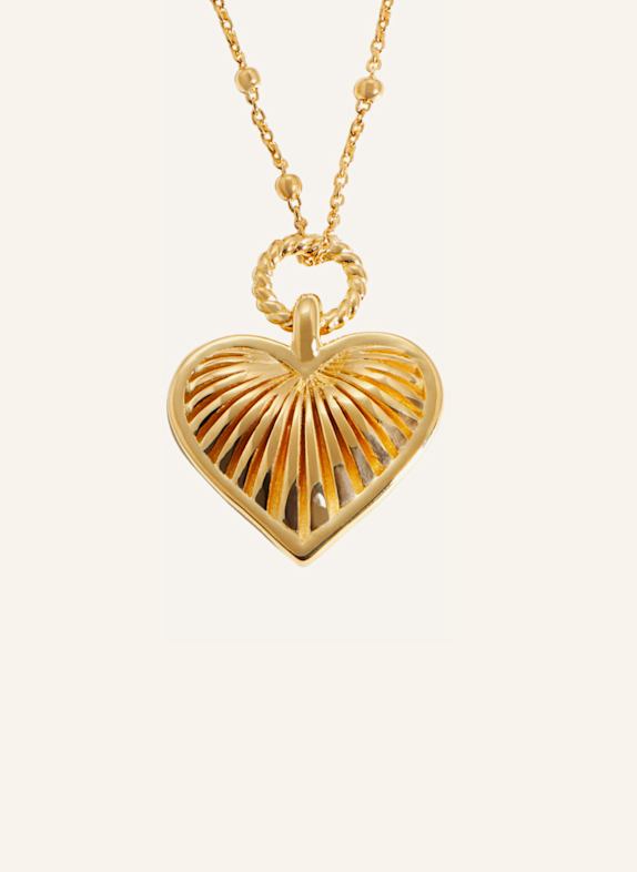 MISSOMA Halskette RIDGE HEART NECKLACE by GLAMBOU GOLD