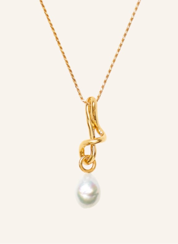 MISSOMA Kette KNOT PEARL DROP by GLAMBOU GOLD
