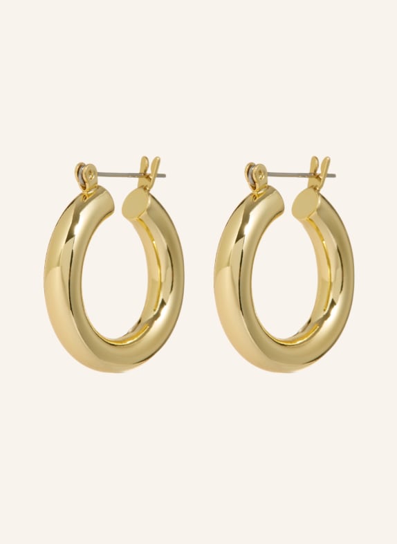 LUV AJ Ohrringe BABY AMALFI TUBE HOOPS- GOLD by GLAMBOU