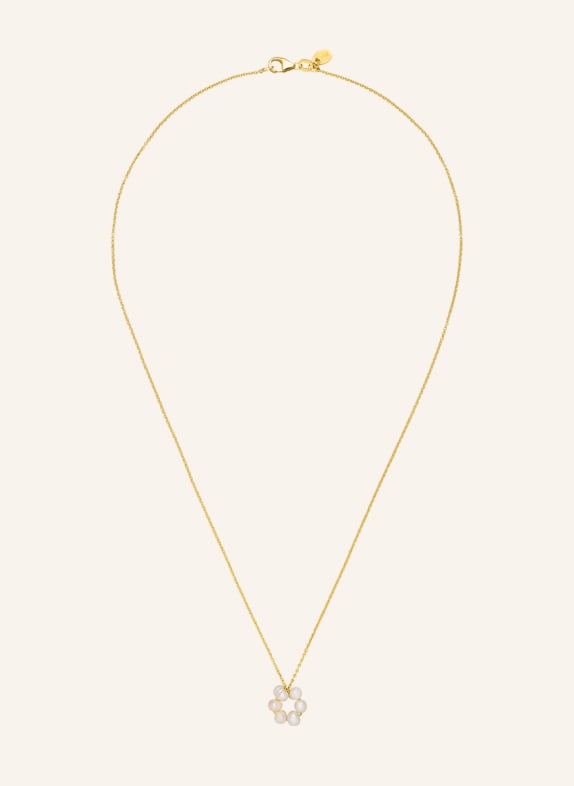 NINA KASTENS Kette TINY PEARL NECKLACE by GLAMBOU GOLD