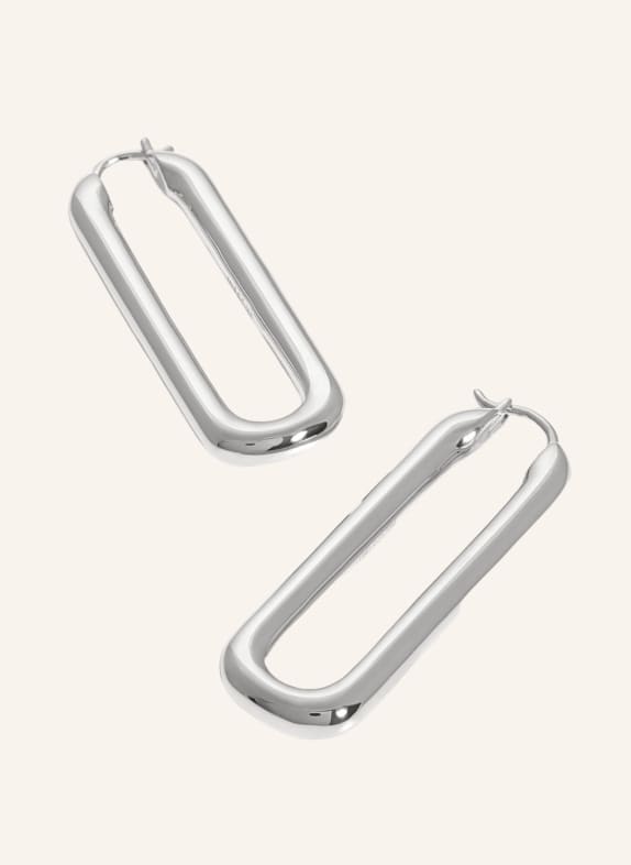 MISSOMA Ohrringe SILVER OVATE HOOPS by GLAMBOU