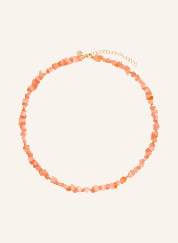 Pompidou Kette SUMMER CORAL by GLAMBOU GOLD