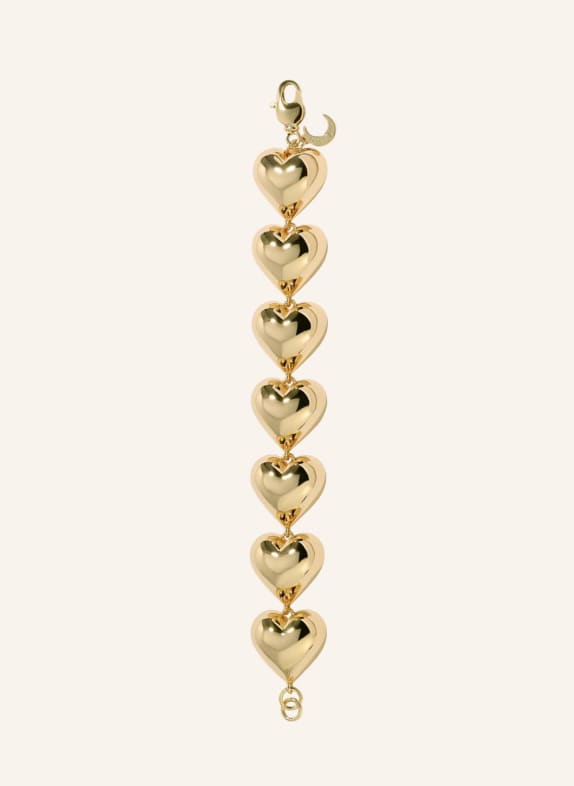 Lili Claspe Armband SMALL BUBBLE HEART by GLAMBOU GOLD