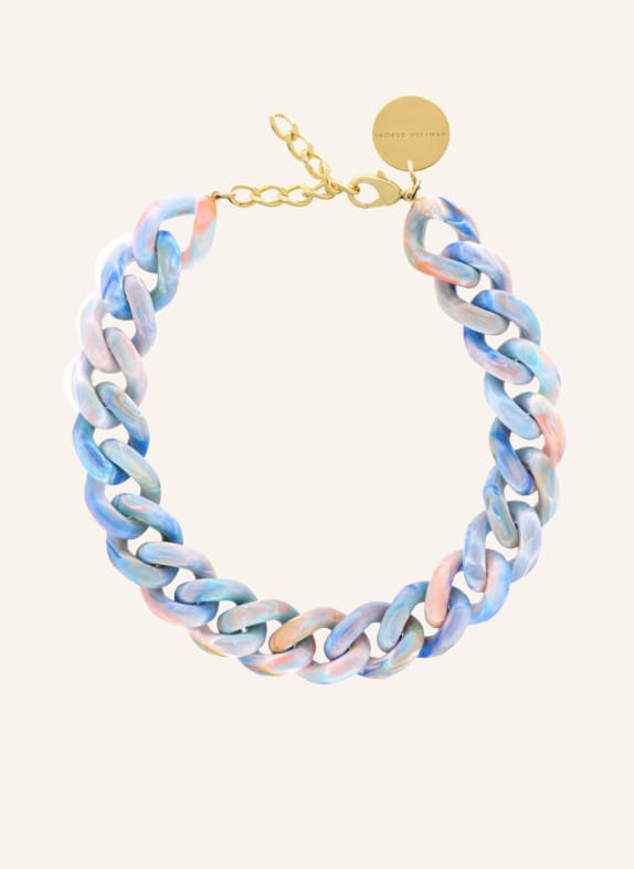 VANESSA BARONI Kette FLAT CHAIN NECKLACE SEA WAVE by GLAMBOU BLAU