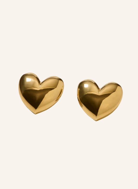 Pompidou Ohrringe KAYA HEARTFUL LOVE STUD by GLAMBOU GOLD