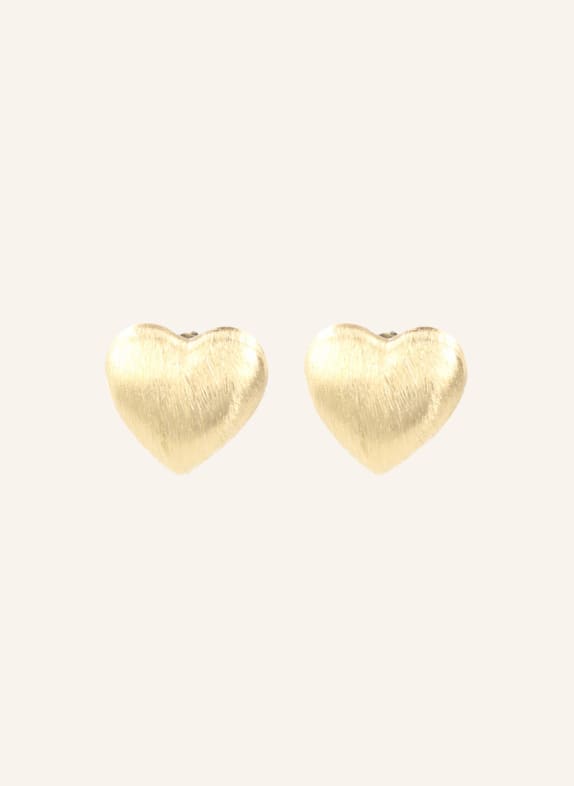 LOTT.gioielli Ohrringe CL EARRING HEART M-B by GLAMBOU GOLD
