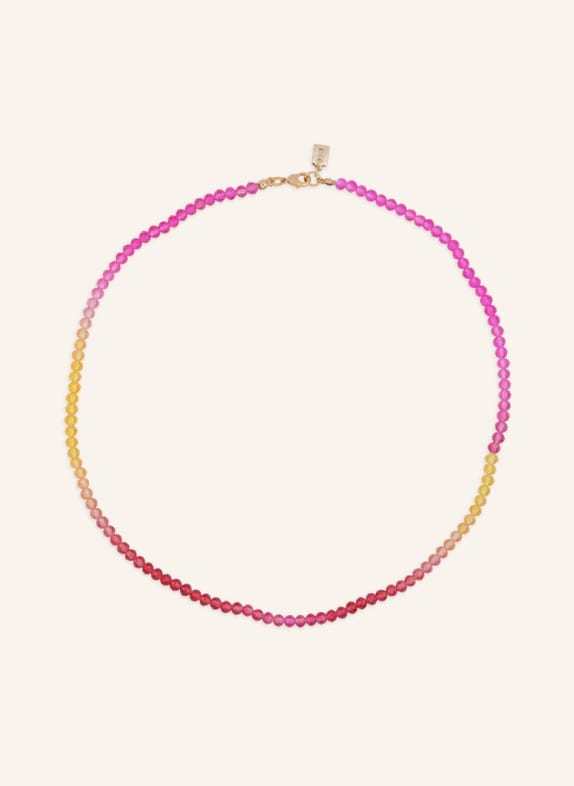 CRYSTAL HAZE Halskette SUNSET CANDY FLOSS NECKLACE by GLAMBOU PINK