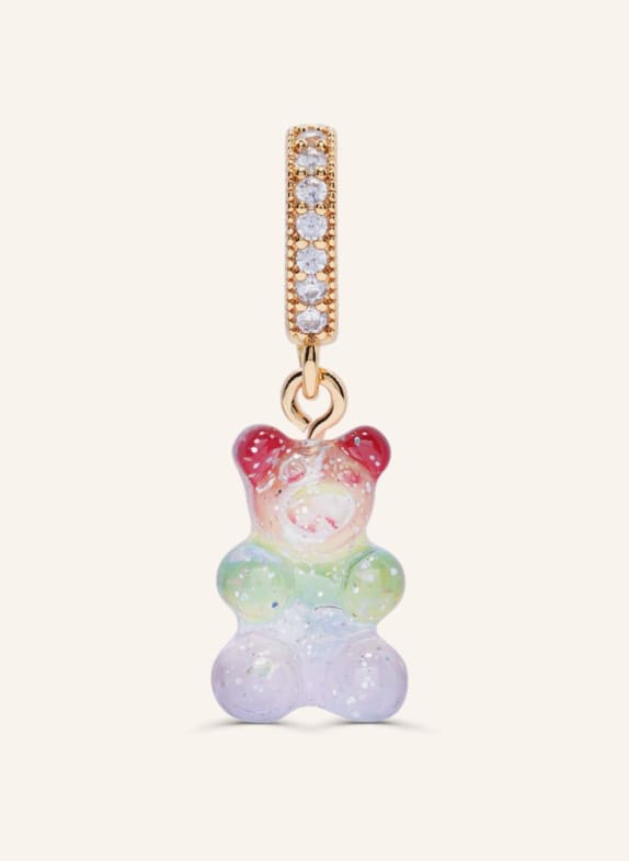 CRYSTAL HAZE Anhänger RAINBOW NOSTALGIA BEAR by GLAMBOU GOLD