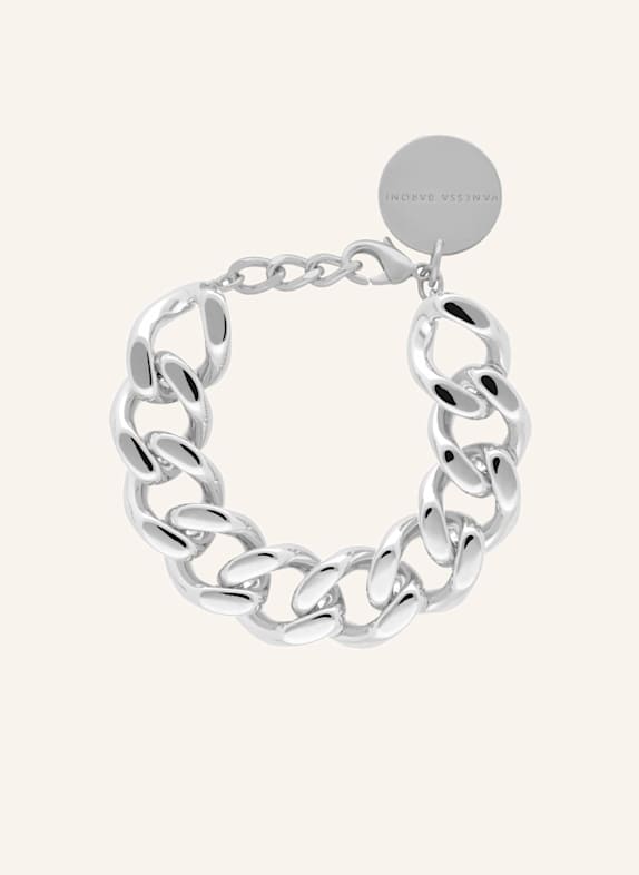 VANESSA BARONI Armband MINI FLAT CHAIN BRACELET SILVER by GLAMBOU SILBER