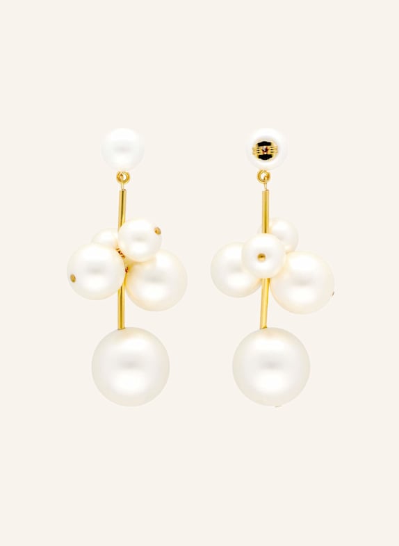 VANESSA BARONI Ohrhänger NEW MULTI BEADS EARRING PEARL by GLAMBOU GOLD