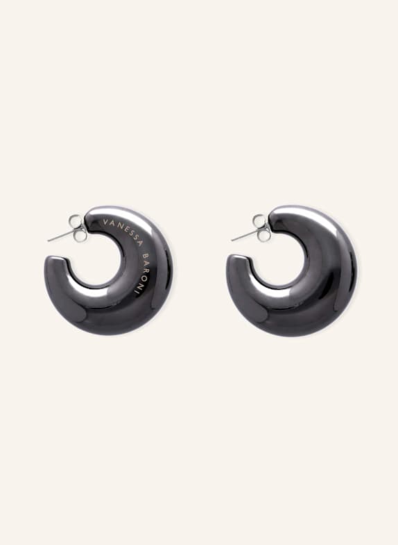 VANESSA BARONI Ohrhänger MOON EARRING ULTRABLACK by GLAMBOU GOLD