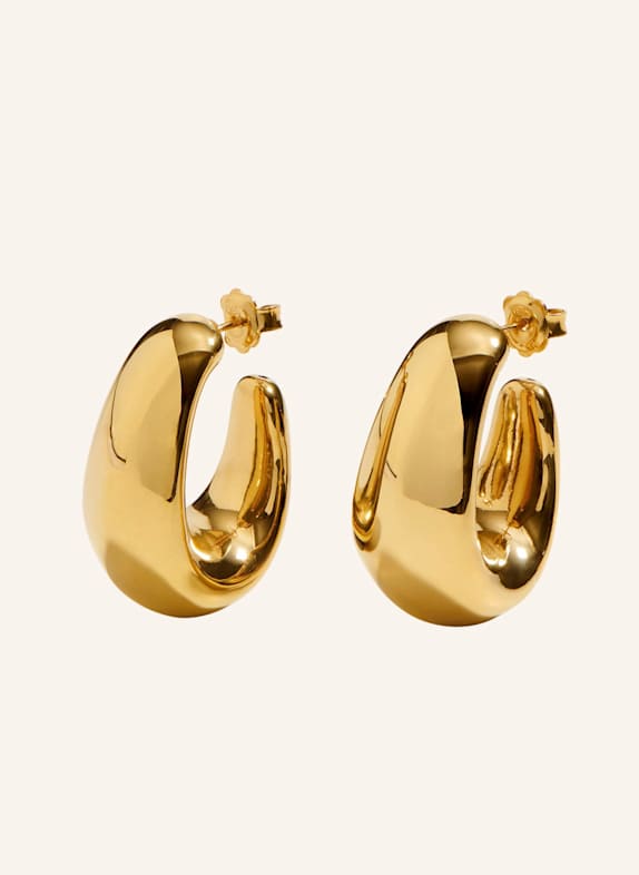 Pompidou Ohrringe ELIA OVAL STUD by GLAMBOU GOLD