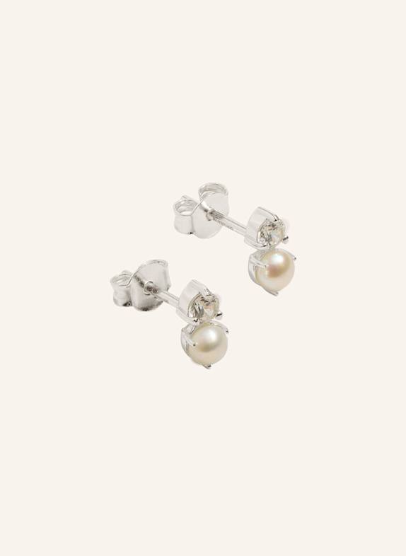 OHH LUILU Ohrringe PEARL DROP STUDS by GLAMBOU SILBER