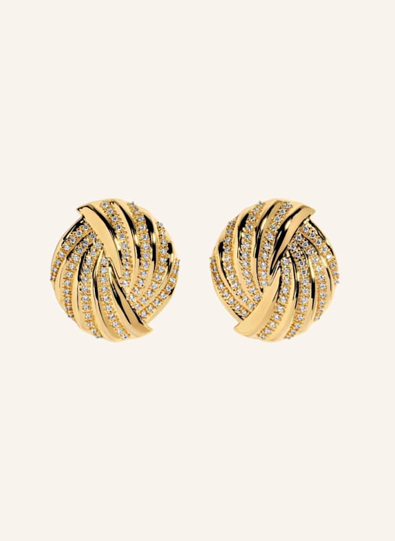 Lili Claspe Ohrhänger PAVE ARLO EARRING by GLAMBOU GOLD