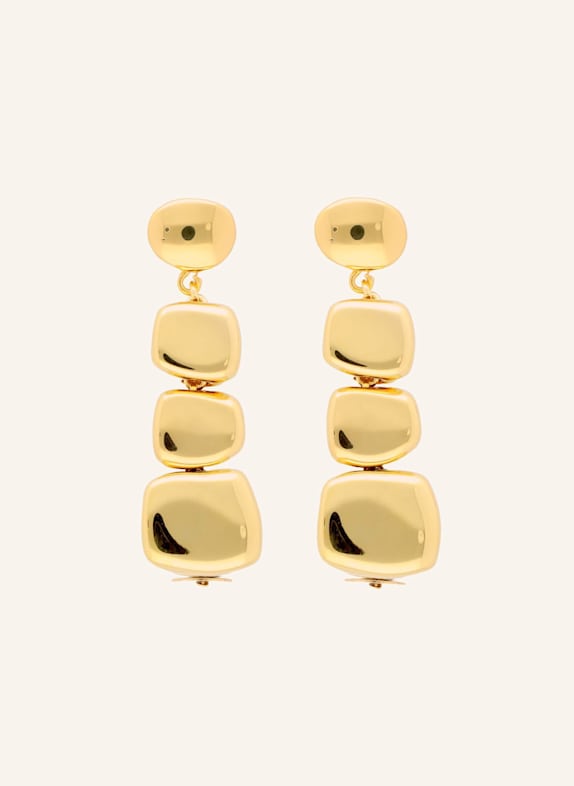 VANESSA BARONI Ohrhänger ORGANIC SHAPED EARRING GOLD by GLAMBOU GOLD