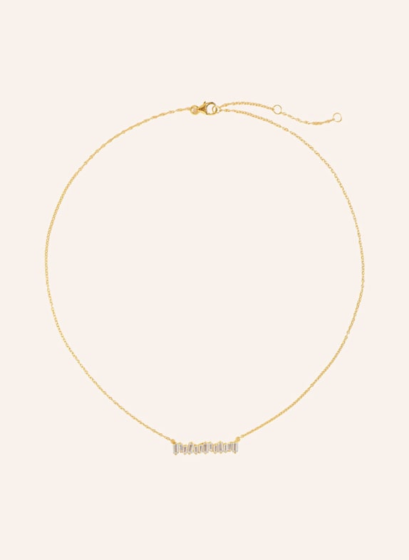OHH LUILU Halskette RADIANT BAGUETTE by GLAMBOU GOLD