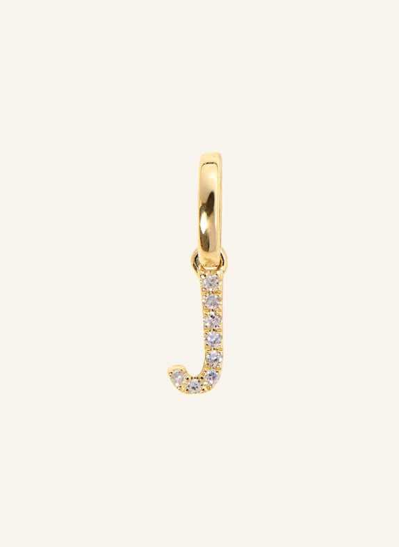 JUULS & KARATS J Buchstabe CHARM 00J by GLAMBOU GOLD