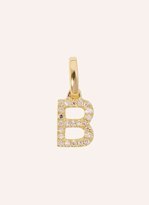 JUULS & KARATS B Buchstabe CHARM 00B by GLAMBOU GOLD