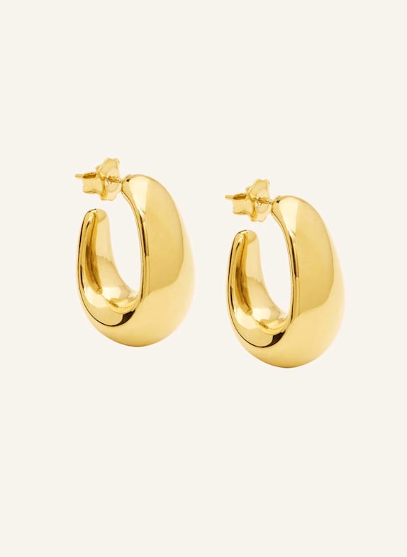 Pompidou Ohrhänger MINI ELIA OVAL STUD by GLAMBOU GOLD