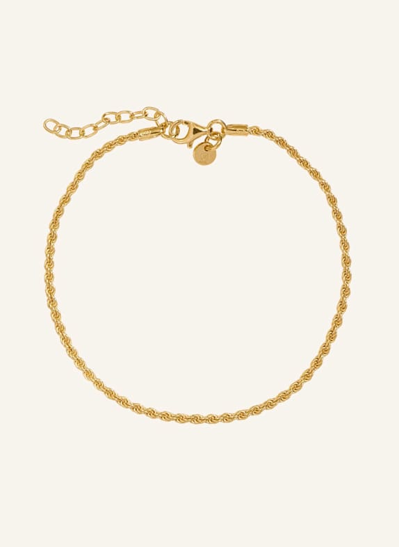 Pompidou Armband MINI RUBY BOLD ROPE CHAIN by GLAMBOU GOLD