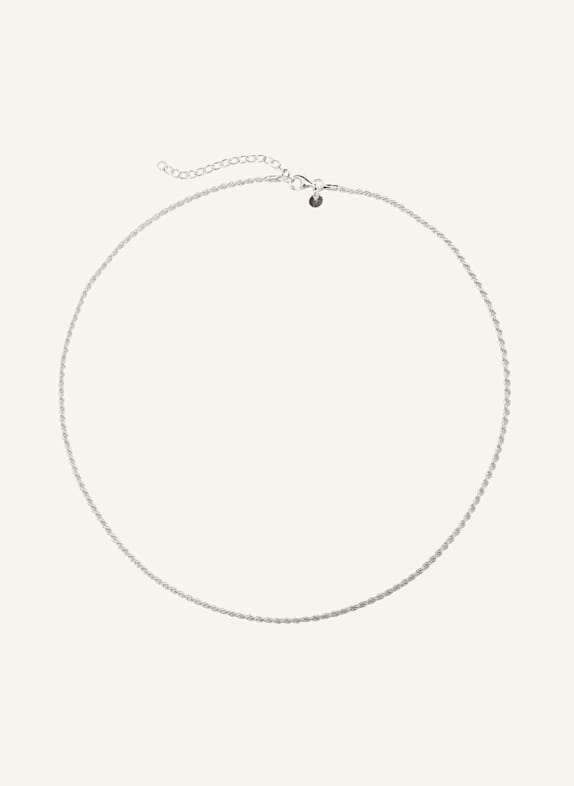 Pompidou Halskette MINI RUBY BOLD ROPE CHAIN by GLAMBOU SILBER