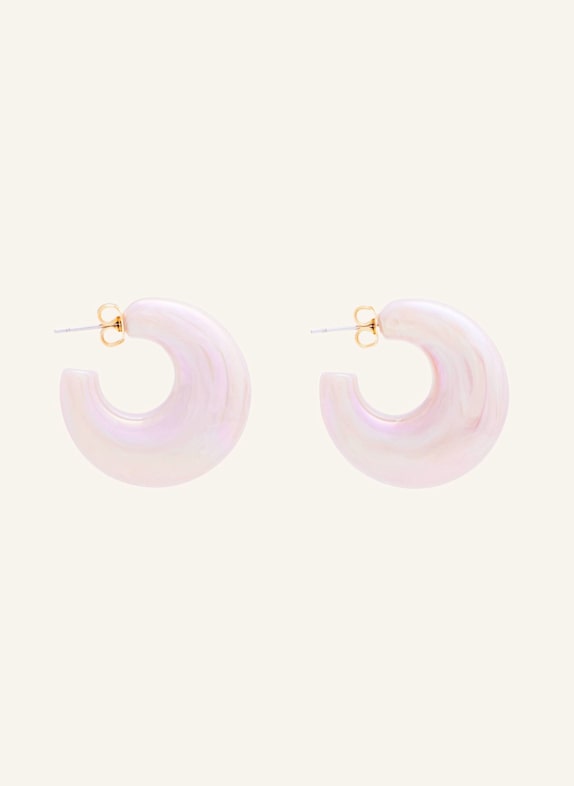 VANESSA BARONI Ohrhänger MOON EARRING IRIDESCENT ROSE by GLAMBOU ROSA