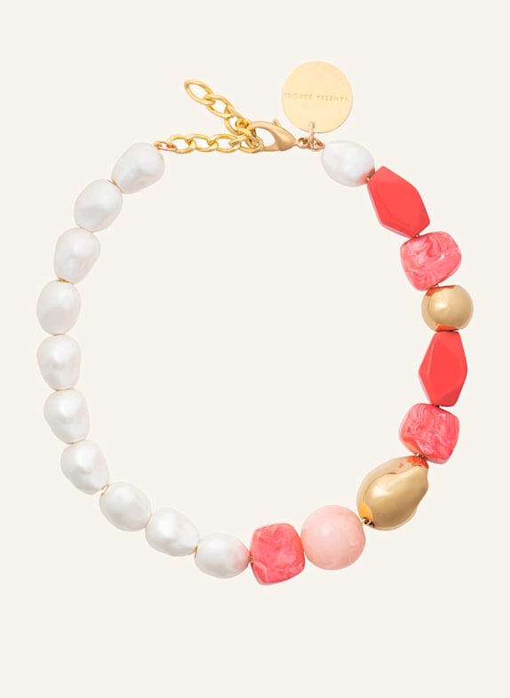 VANESSA BARONI Halskette IBIZA NECKLACE PEACH by GLAMBOU PINK