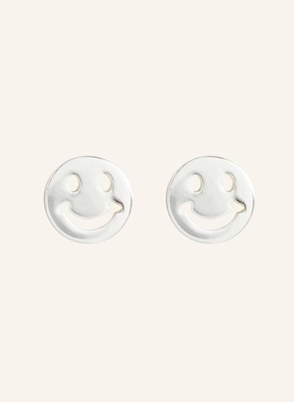 OHH LUILU Ohrringe SMILEY STUDS by GLAMBOU SILBER