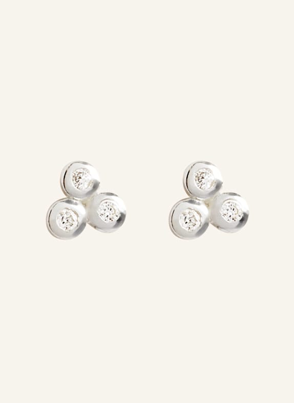 OHH LUILU Ohrringe TRINITY CRYSTAL STUDS by GLAMBOU SILBER
