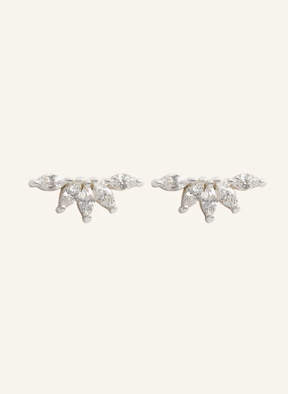 OHH LUILU Ohrringe CRYSTAL FLOWER PETALS  by GLAMBOU SILBER