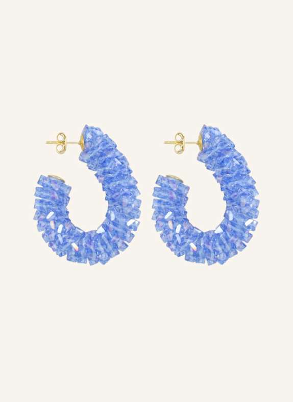 LOTT.gioielli Ohrhänger PASCALLE CREOLE RAW L AZURE by GLAMBOU BLAU