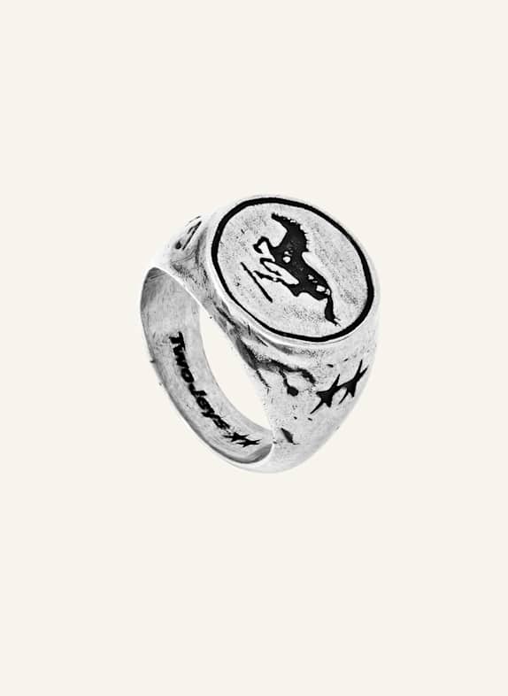 TwoJeys Ring GALLOPING SIGNET by GLAMBOU SILBER