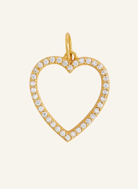OHH LUILU Anhänger BIG HEART OF MINE by GLAMBOU GOLD