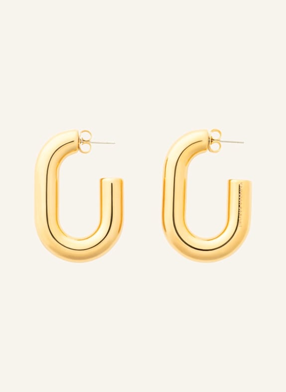VANESSA BARONI Creolen NEW OVAL EARRING GOLD by GLAMBOU GOLD