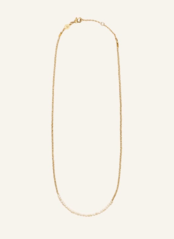 ANNI LU Halskette SLIM PEARLY GOLD by GLAMBOU GOLD