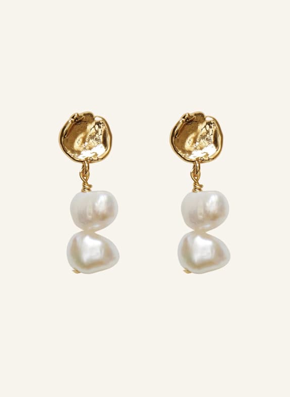 ANNI LU Ohrringe PEARLY DROP by GLAMBOU GOLD