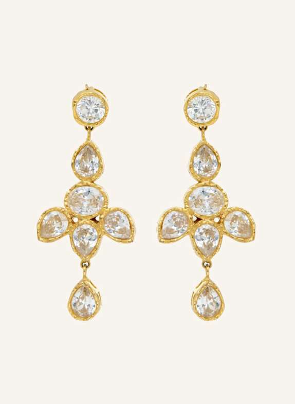 Shyla London Ohrringe SERAFINA EARRINGS CLEAR by GLAMBOU GOLD