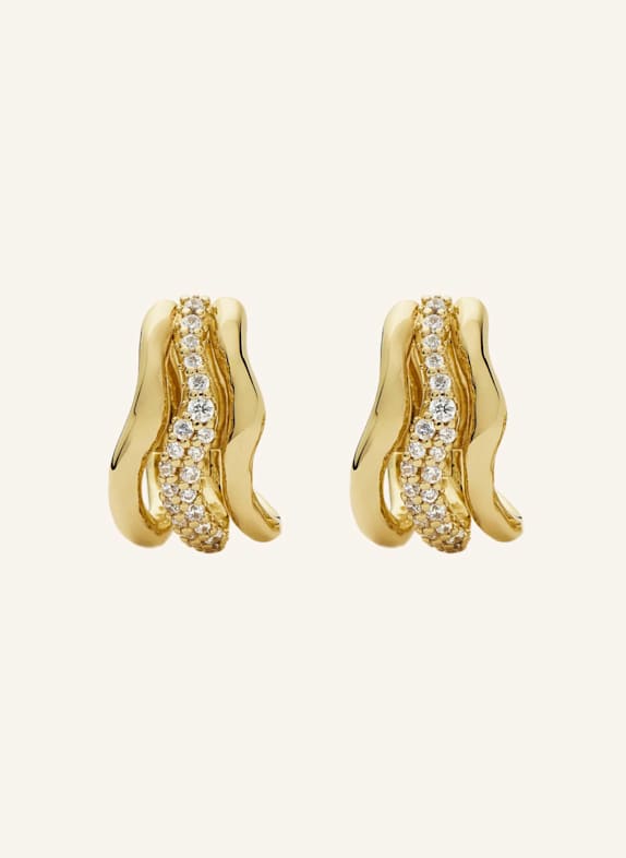 MISSOMA Ohrringe MOLTEN SNOW TRIPLE SMALL by GLAMBOU GOLD