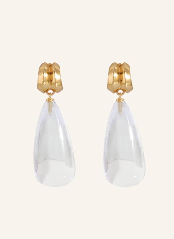 Shyla London Ohrringe LUCILLE EARRINGS CLEAR by GLAMBOU GOLD