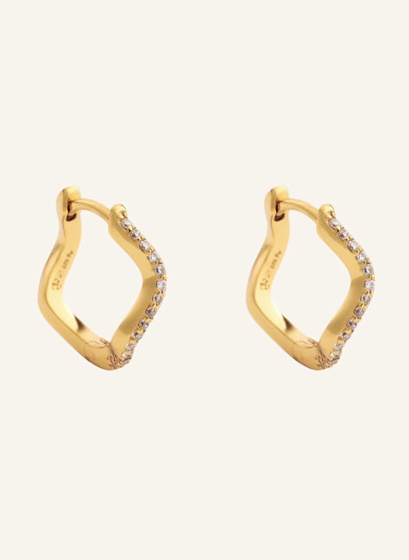 OHH LUILU Kreolen ELLIE LARGE by GLAMBOU GOLD