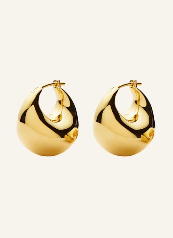 MISSOMA Creolen SCULPTURAL CHUBBY DOME SMALL HOOPS by GLAMBOU GOLD