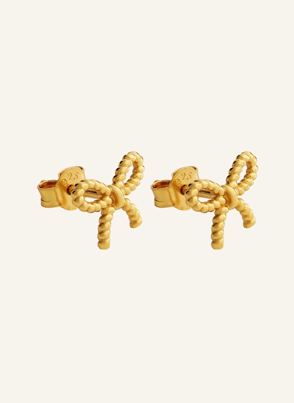 OHH LUILU Ohrstecker ETERNAL BOW by GLAMBOU GOLD