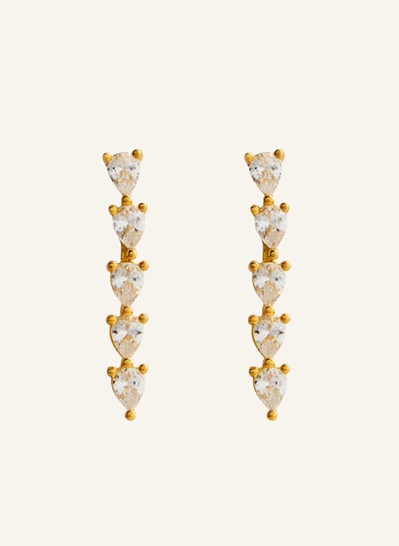OHH LUILU Ohrhänger PEAR DROP by GLAMBOU GOLD