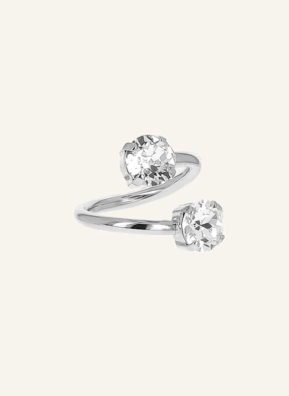 Justine Clenquet Ringe CHRIS CRYSTAL by GLAMBOU SILBER