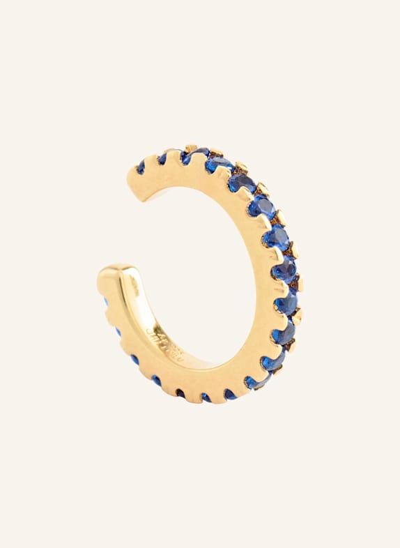 OHH LUILU Ohrhänger KYLEE BLUE CUFF by GLAMBOU GOLD