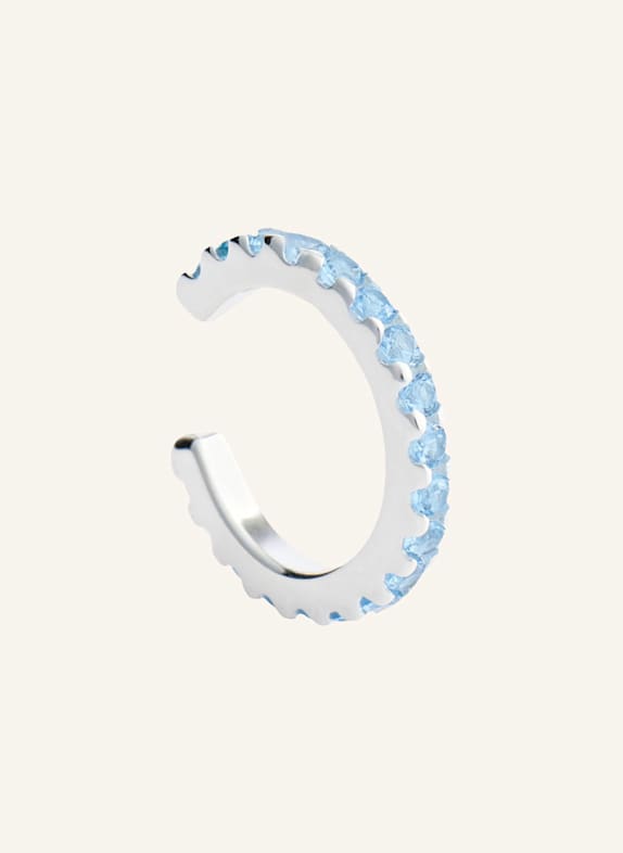 OHH LUILU Ohrhänger KYLEE AQUA CUFF by GLAMBOU SILBER