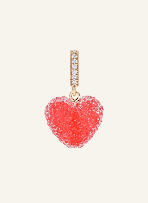 CRYSTAL HAZE Anhänger JELLY HEART ROUGE PAVE by GLAMBOU GOLD