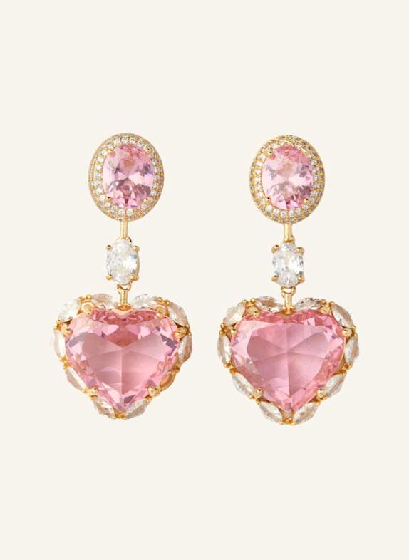 CRYSTAL HAZE Ohrhänger CINDERELLA EARRINGS by GLAMBOU GOLD